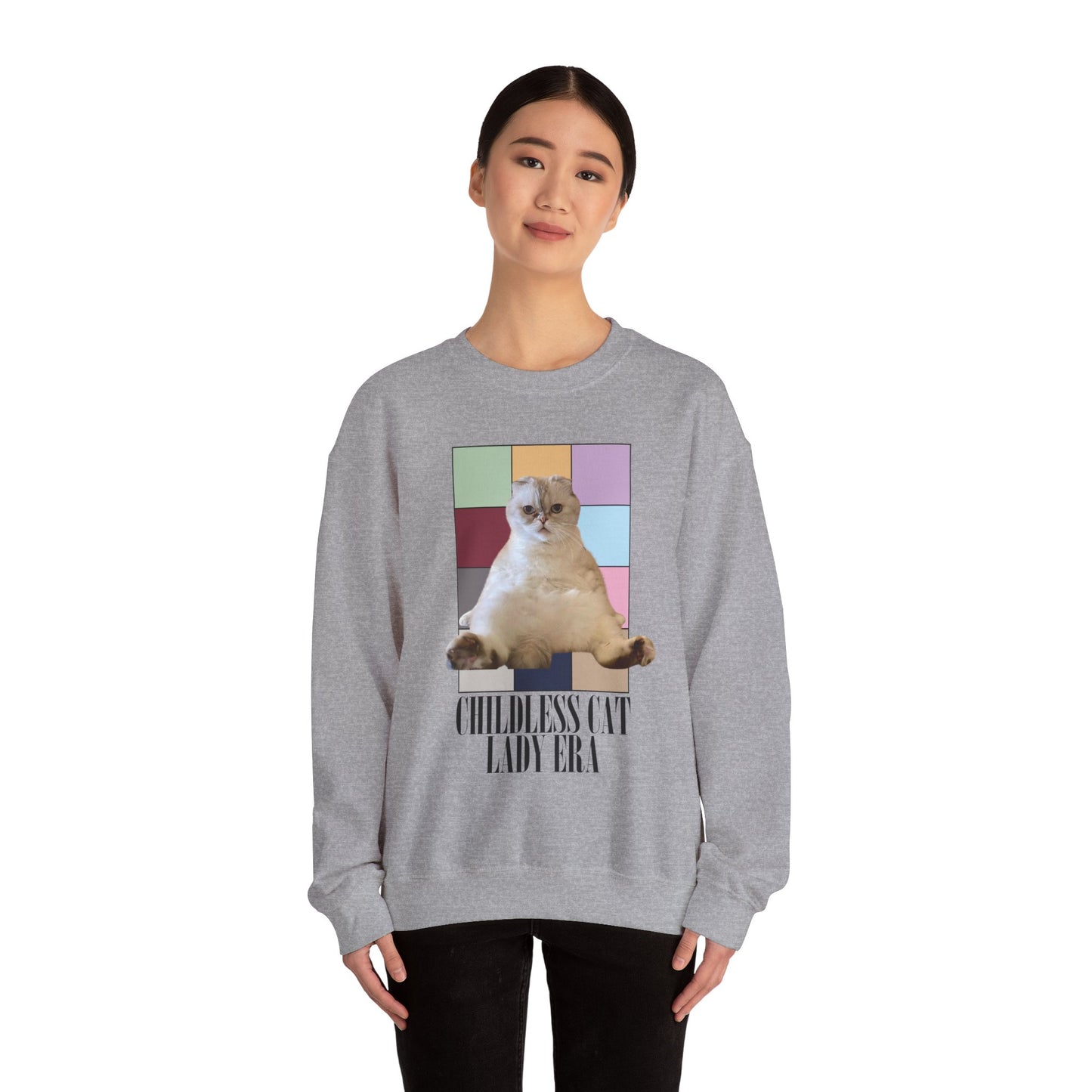 Childless Cat Lady" Taylor Swift-Inspired Sweatshirt | Cozy Unisex Crewneck