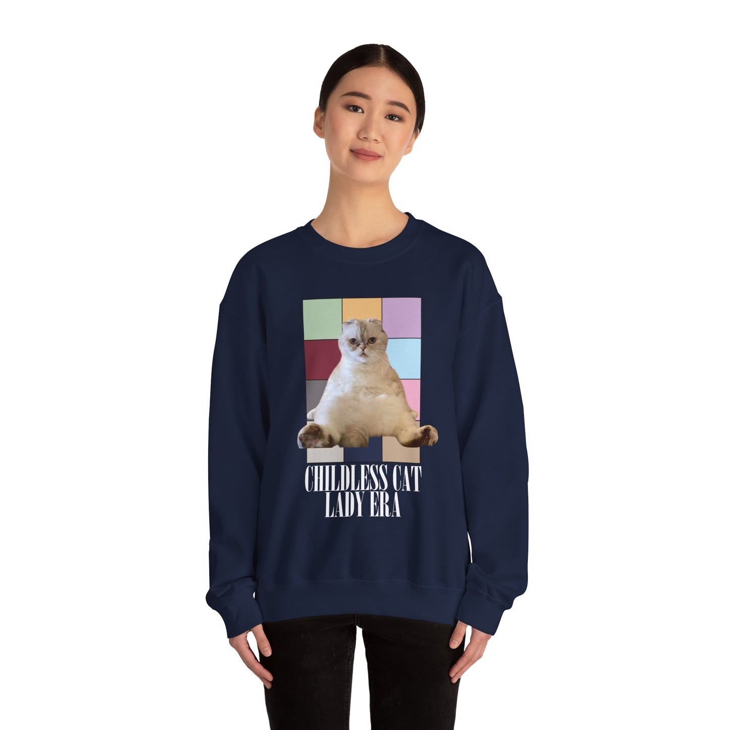 Childless Cat Lady" Taylor Swift-Inspired Sweatshirt | Cozy Unisex Crewneck