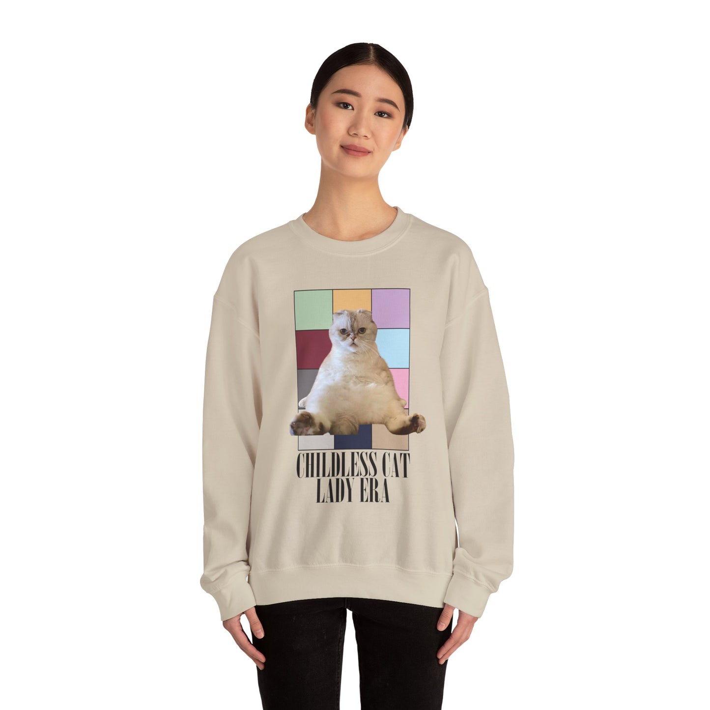 Childless Cat Lady" Taylor Swift-Inspired Sweatshirt | Cozy Unisex Crewneck